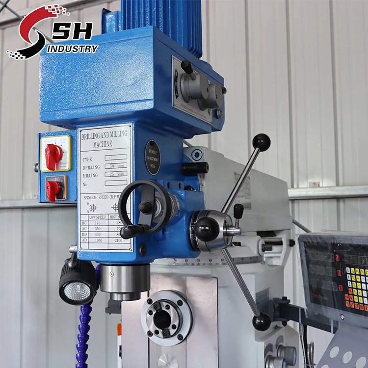 New Design Light Type Universal Vertical Milling Machine High Precision ZX6350C