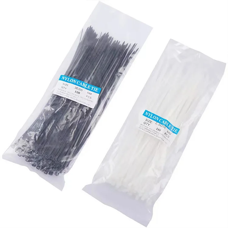 Chinese cable tie supply factory Selflocking nylon 66 cable ties /zip ties/tie wraps