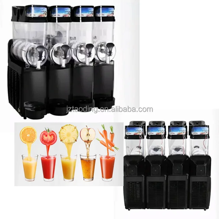 USA 2/3/4 tanks granizadora margarita making machine slushy slushie commercial Frozen ice making Cold Drink Slush Machine price