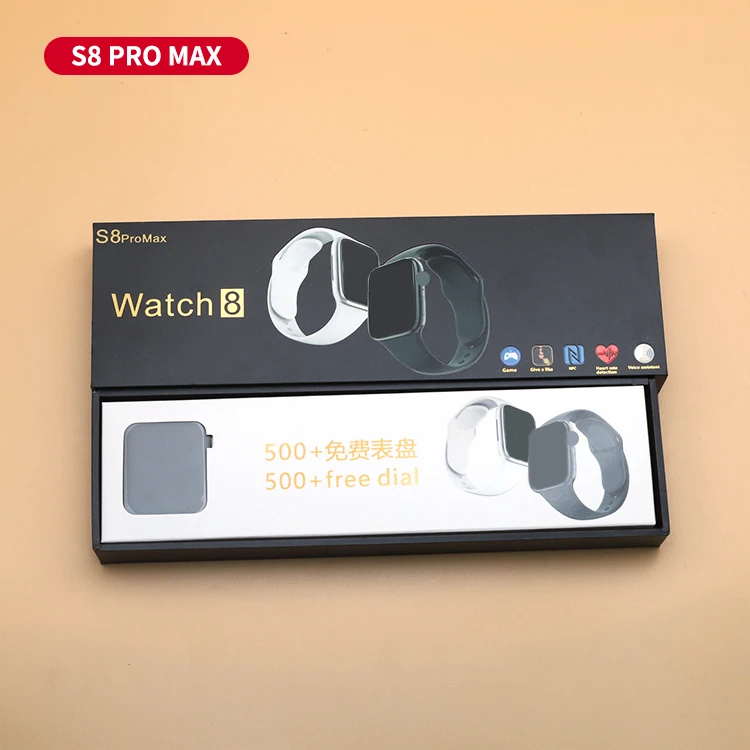 2023 New S8 Pro Max Smartwatch 2.1 Inch Tft Screen Series 8 9 Ip67 Waterproof App Hd Fit Pro Wireless Charging Smart Watch