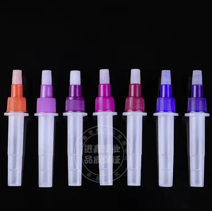 Plastic extraction tube 3ml detection reagent bottle disposable sampling bottle reagent tube