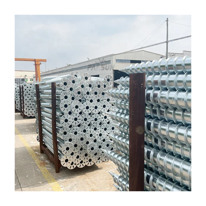 FarSun 2000mm Pile Foundation Ground Screw Piles Anchor Ground