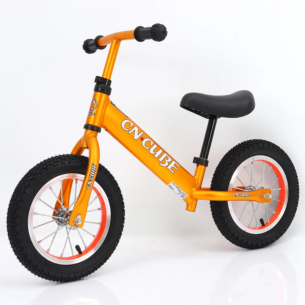 Pink air rubber tire aluminum laufrad fat balance cycle for baby girls