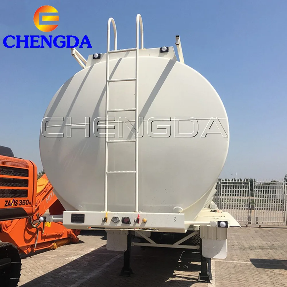 50000L Aluminum Alloy Tank Semi-Trailer 3 Axle Fuel Tanker