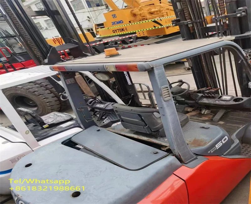 Toyota 5 tons forklift, excellent handling, make the handling work more efficient!