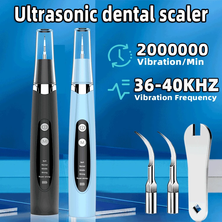 2023 New Teeth Cleaning Kit OLED Display 5 Modes Calculus Tartar Remover Electric Dental Tool Ultrasonic Tooth Cleaner