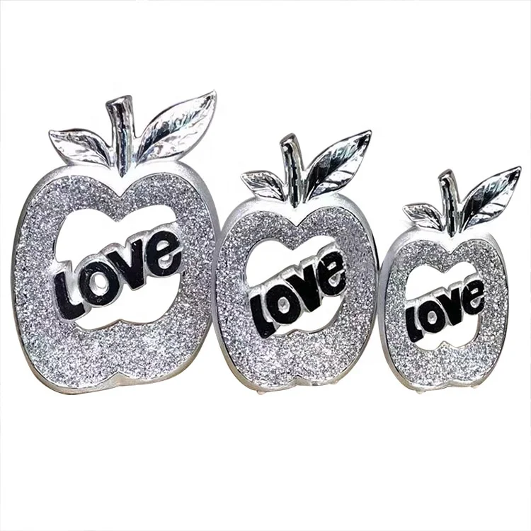 Modern Ceramic Apple  Furnishing Articles Craft Ornaments Home Decoration