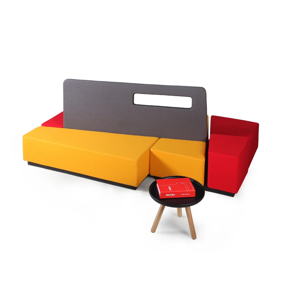 Hot-selling customized color public area combination sofa