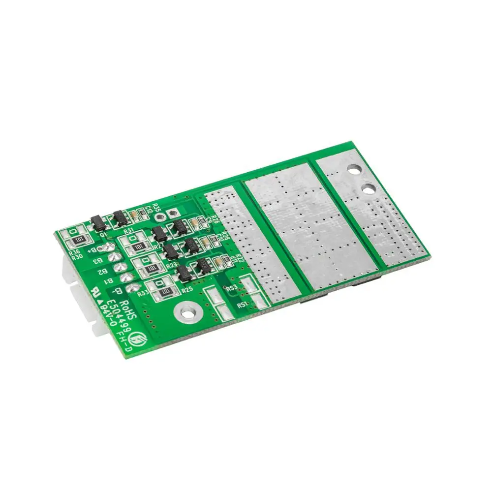 customize 14.8v bms 4s 20a li-ion pcm/12.8v lifepo4 battery pack bms system/94v-0 battery pcb 4s 20a 15a