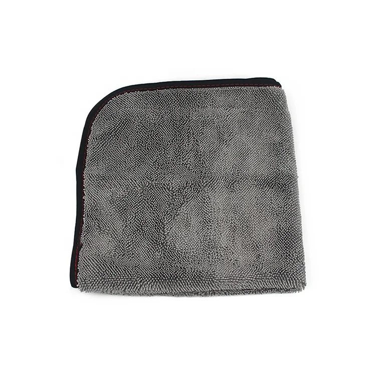 Twist Pile 600 GSM Microfiber Quick Drying Super Absorbent Towel / Scratch Free Car Care Cleaning Cloth / Lint-Free Wash Rag