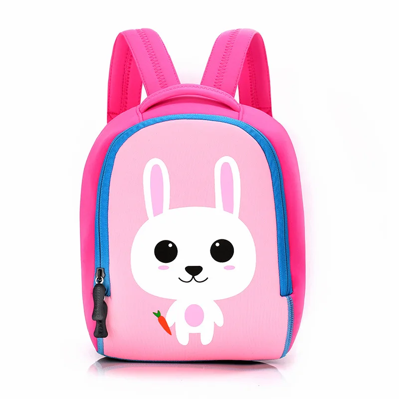 
2019 New Design Waterproof Neoprene 3D Cartoon Kids Backpack School Bag 