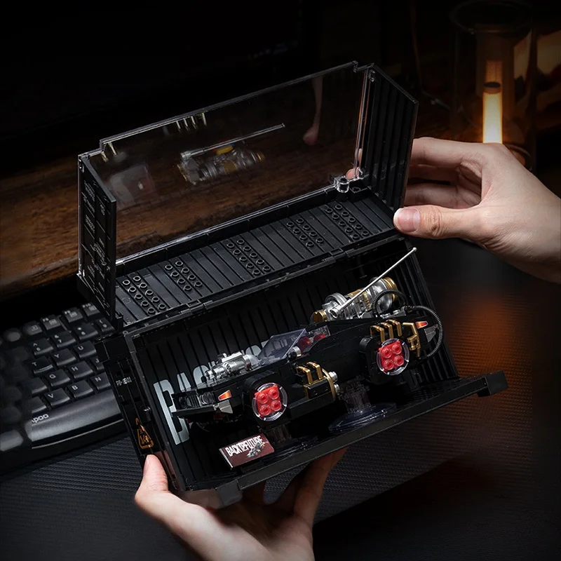 Small car toys Super Sports Car Model Building Block Sets Container display box Assembly boys toys car