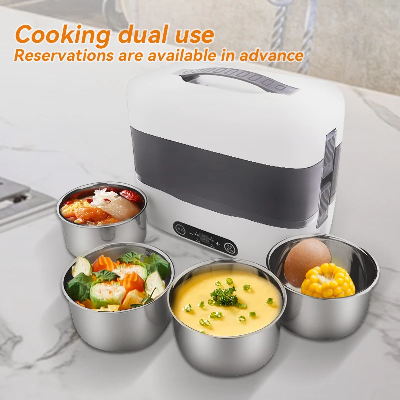 DaoSheng 2L 250w Portable Home & Office with Auto Shut off Function Electric Rice Cooker Food Warmer Lunch Box