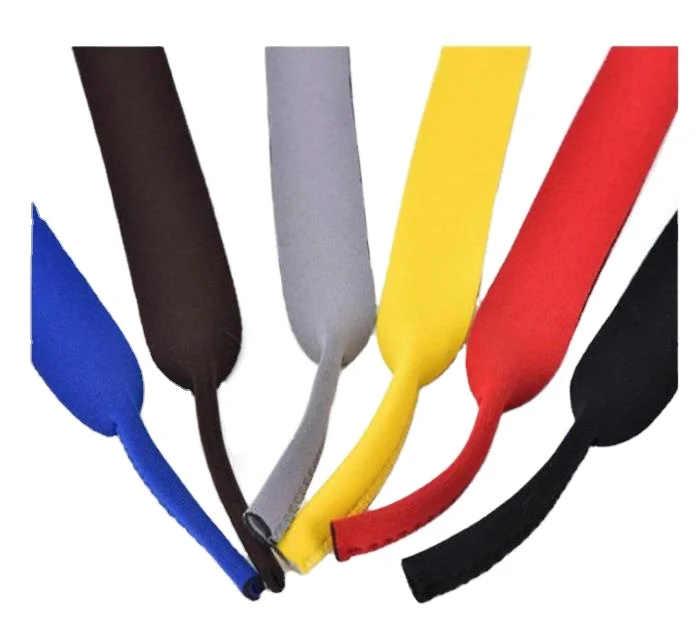 
Custom Floating Sunglasses Straps Lanyards Sports Safety Retainer Adjustable Custom Printed Neoprene Cord Lanyards 