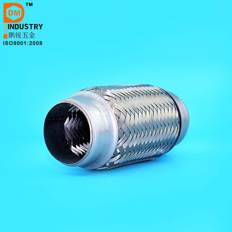 2 Inch Car Stainless steel Systems factory Auto Joint Bellows with Nipple Exhaust Flex Flexible Pipe
