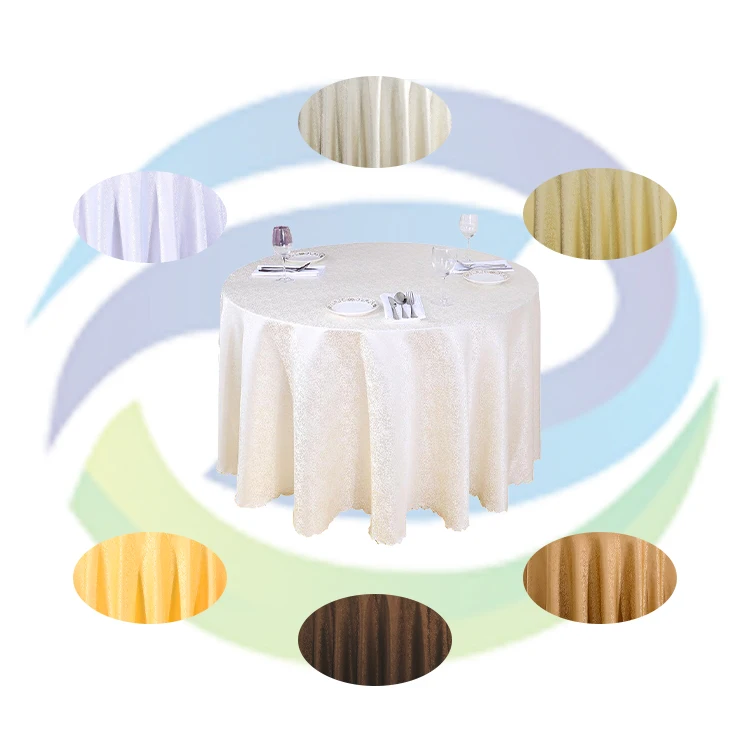 Tablecloths for Circular Table Cover table cloths round tablecloth wedding Wholesale Wedding Hotel Restaurant Decorative
