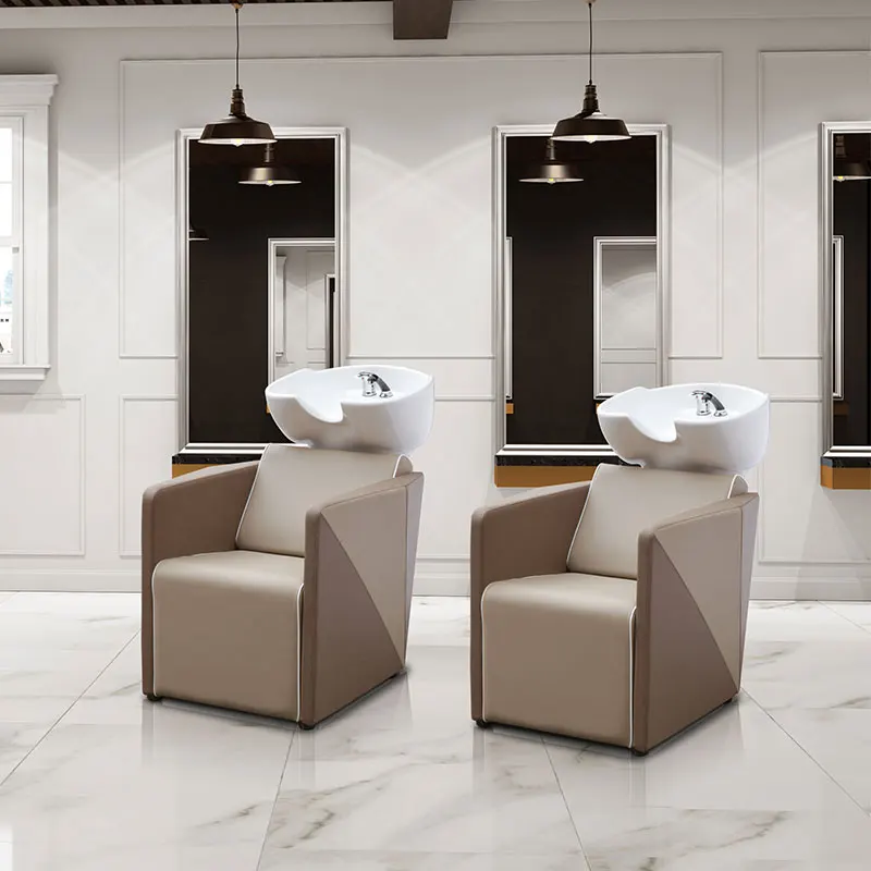 Wholesale Shampoo Chair Backwash Salon Washing Hair Salon Chair With Hair Wash Basin