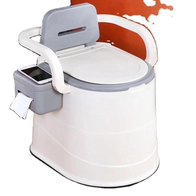 Non-slip, comfortable and easy to take squatting toilet bedroom dual-purpose toilet chair