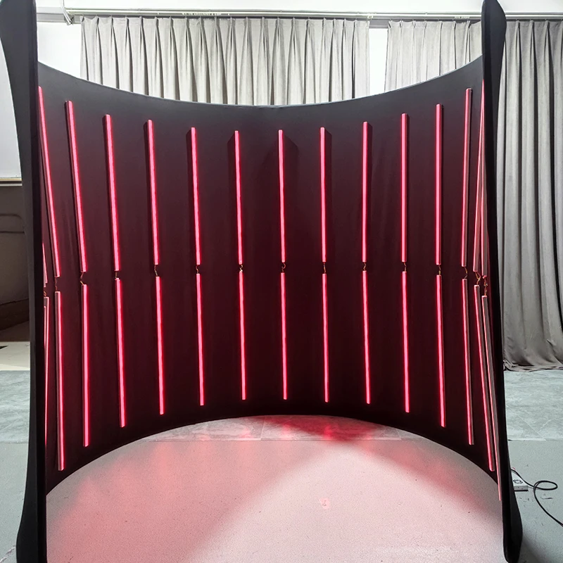 Factory Direct Aluminum portable 8x8 tension fabric photo booth backdrop frame For Tradeshow Exhibition