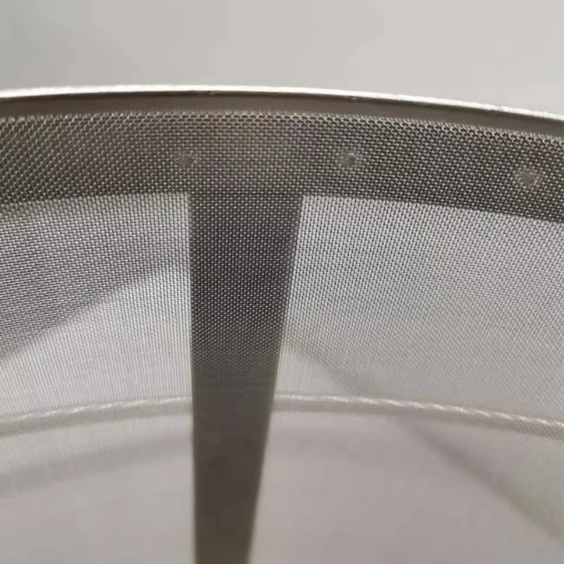 Home Beer Brewing Wire Mesh Filter Basket Holders 300 400 Micron Stainless Steel Durable Metal Accessories