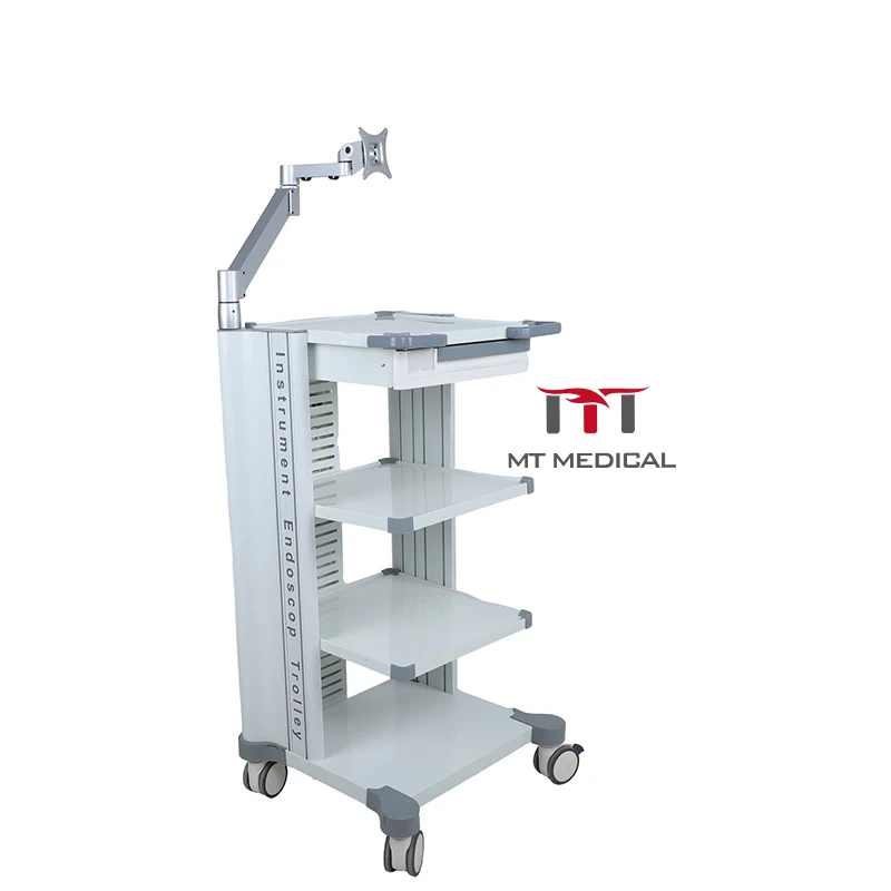 Медицинская тележка-эндоскоп с двумя ящиками