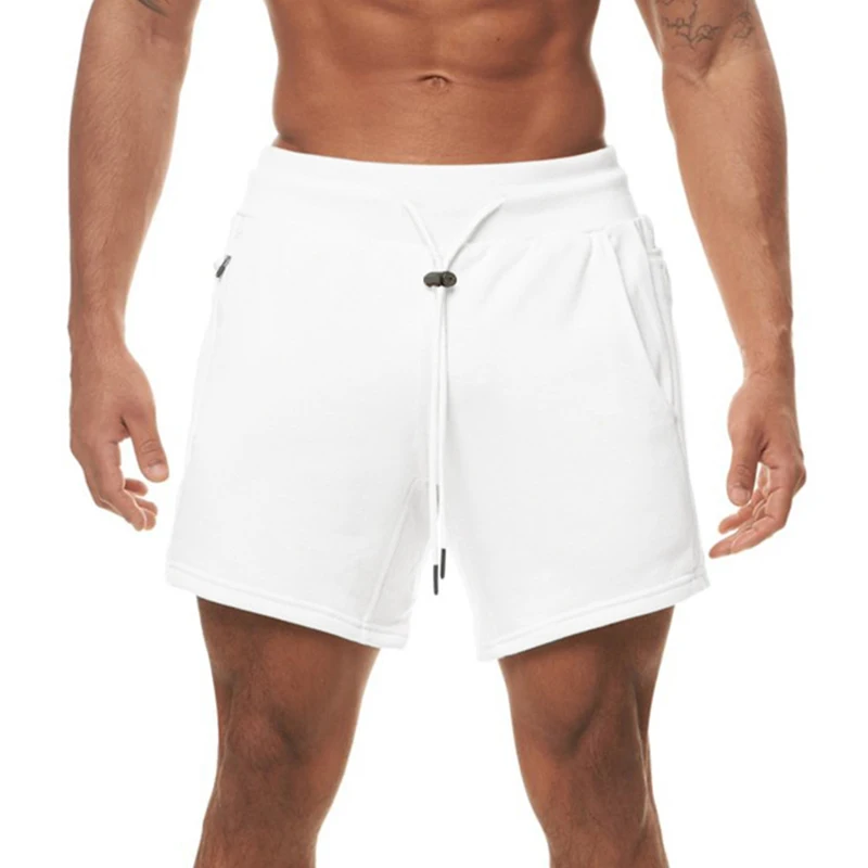 Men cotton Shorts Custom High Quality Cotton Fleece Training Jogger Running Casual French Terry Shorts Sweat Shorts