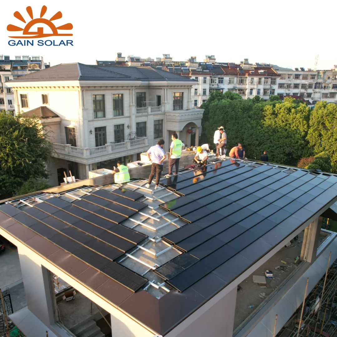 BIPV Flexible Roof Tiles Transparent Flexible Solar Panel Solar flat roof tile Solar Roof Tiles Photovoltaic