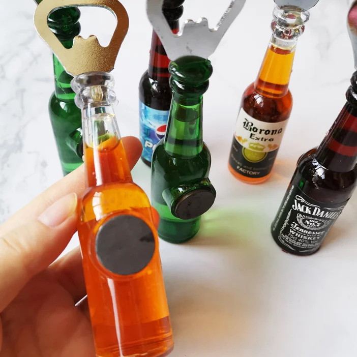 Wholesale bottle opener fridge magnets souvenir customized fridge magnetic fridge