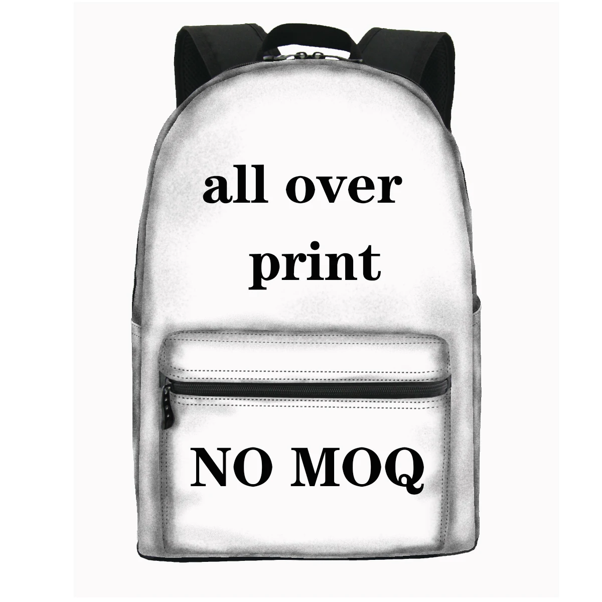 All over print sublimation school bags kids student design custom fabric school book bags with shoulder strap adjustable