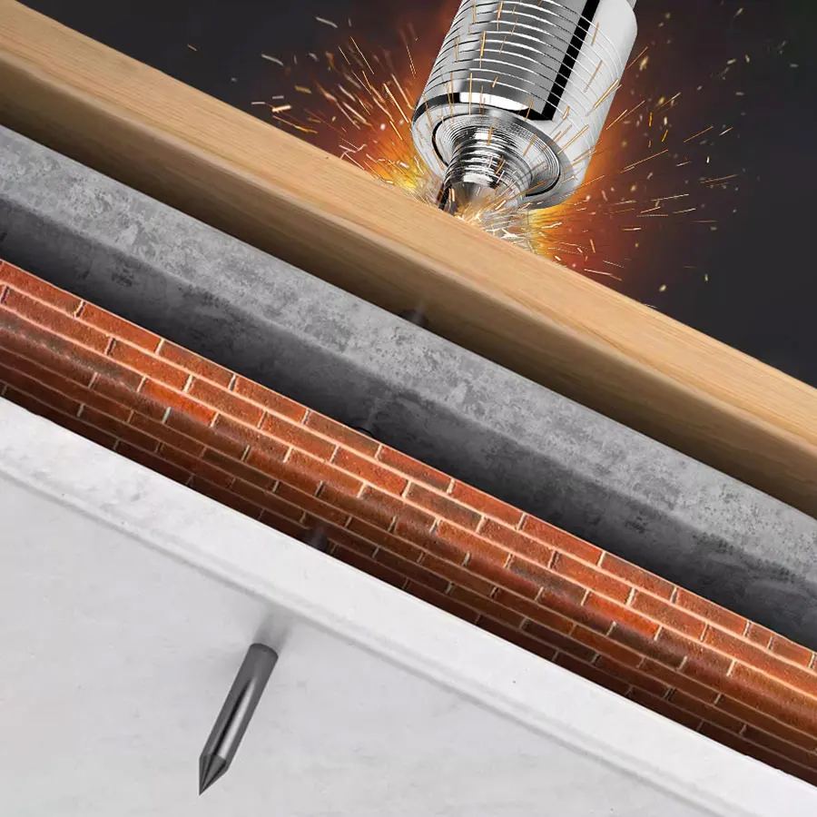 Suspended Ceiling Tools Integrated Silencer Decoration Fixing Concrete Nail Gun All-steel Manual Nail Guns for Wood