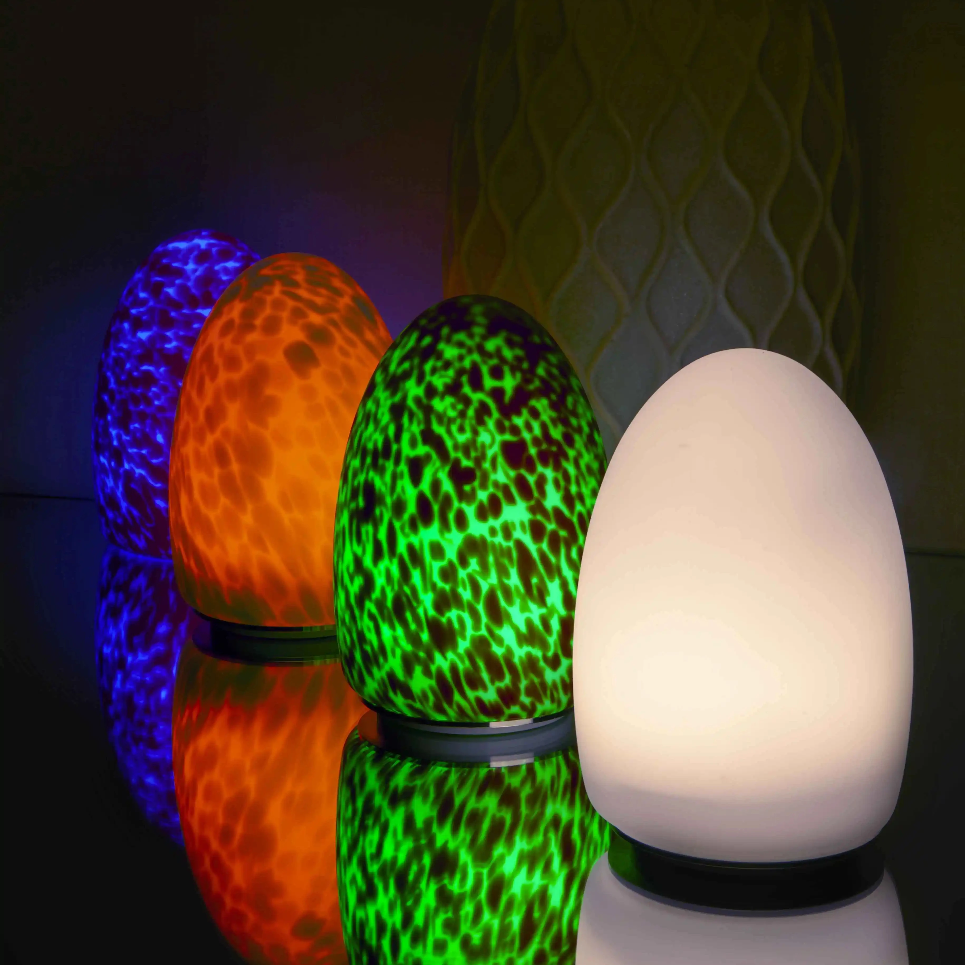 RGBW colorful light bedroom bedside desk lamp water ripples ambient decorative room romantic dinning hotel bar club table lamp