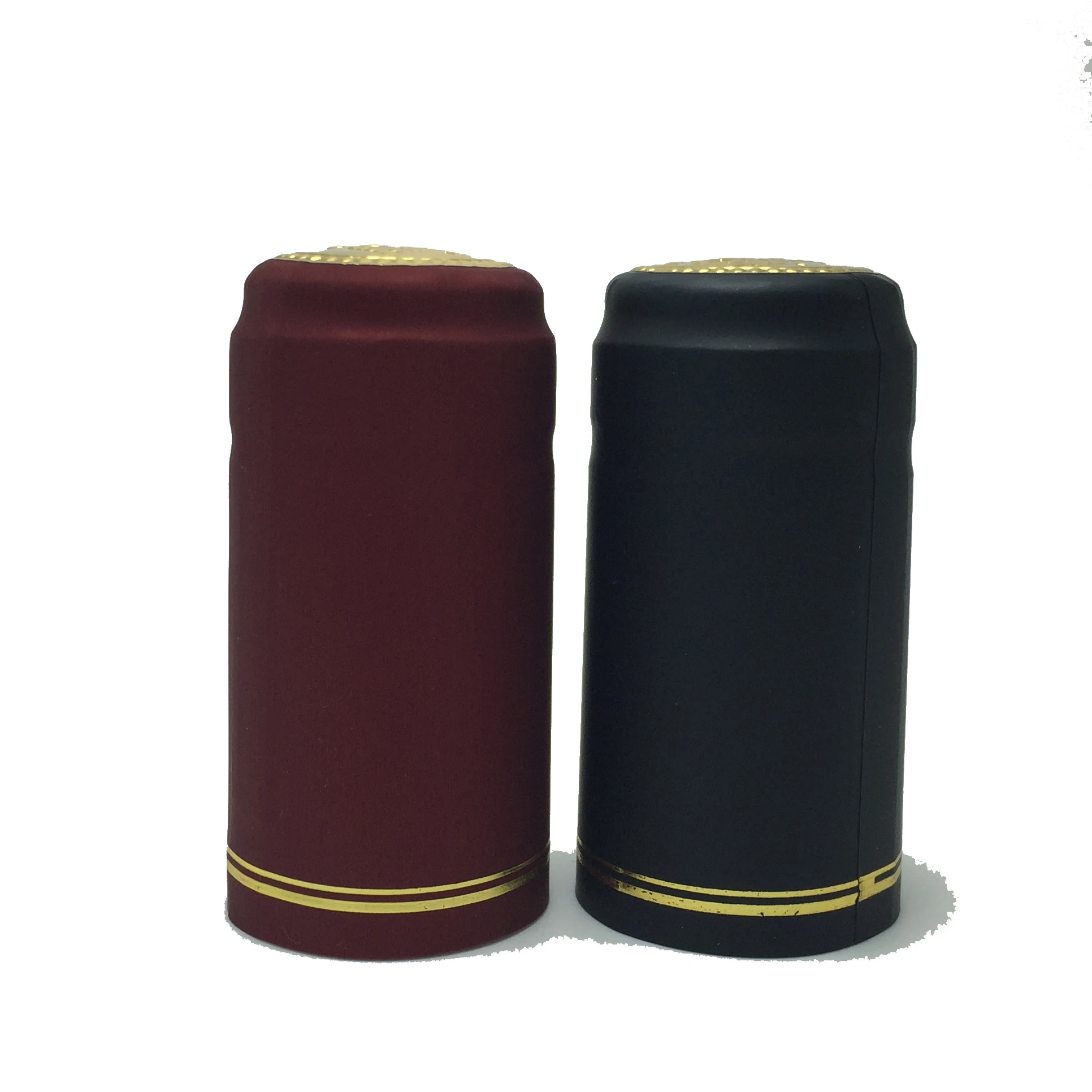 Fast Delivery Non Spill PVC Shrink Capsule Sleeve Wine Bottle Shrink Cap Aluminium Foil Burgundy Screw Cap