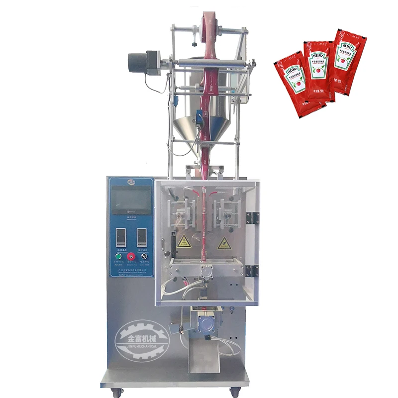 Full Automatic Small Business Liquid Vertical Packaging Small Sachet Bag Tomato Paste/ketchup Sauce Packing Machine