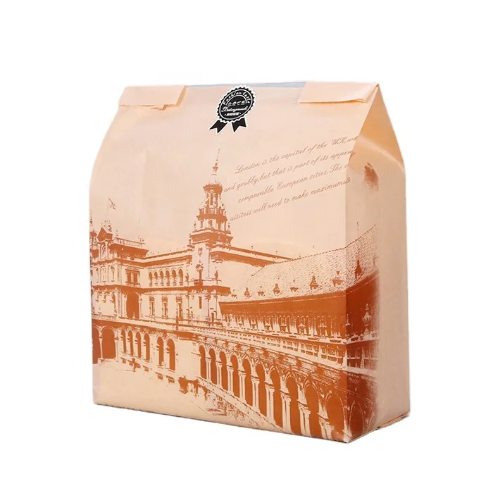 Wax Paper Sandwich Bags Food Grade Resistant White Greaseproof Paper Bags