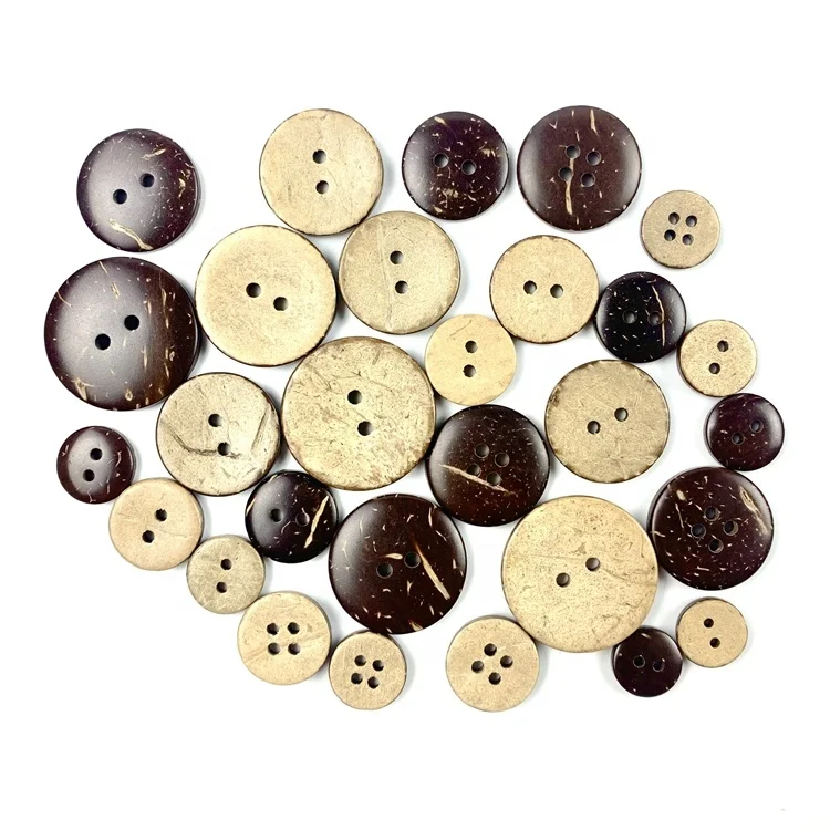 Natural  coconut shell  shirt buttons