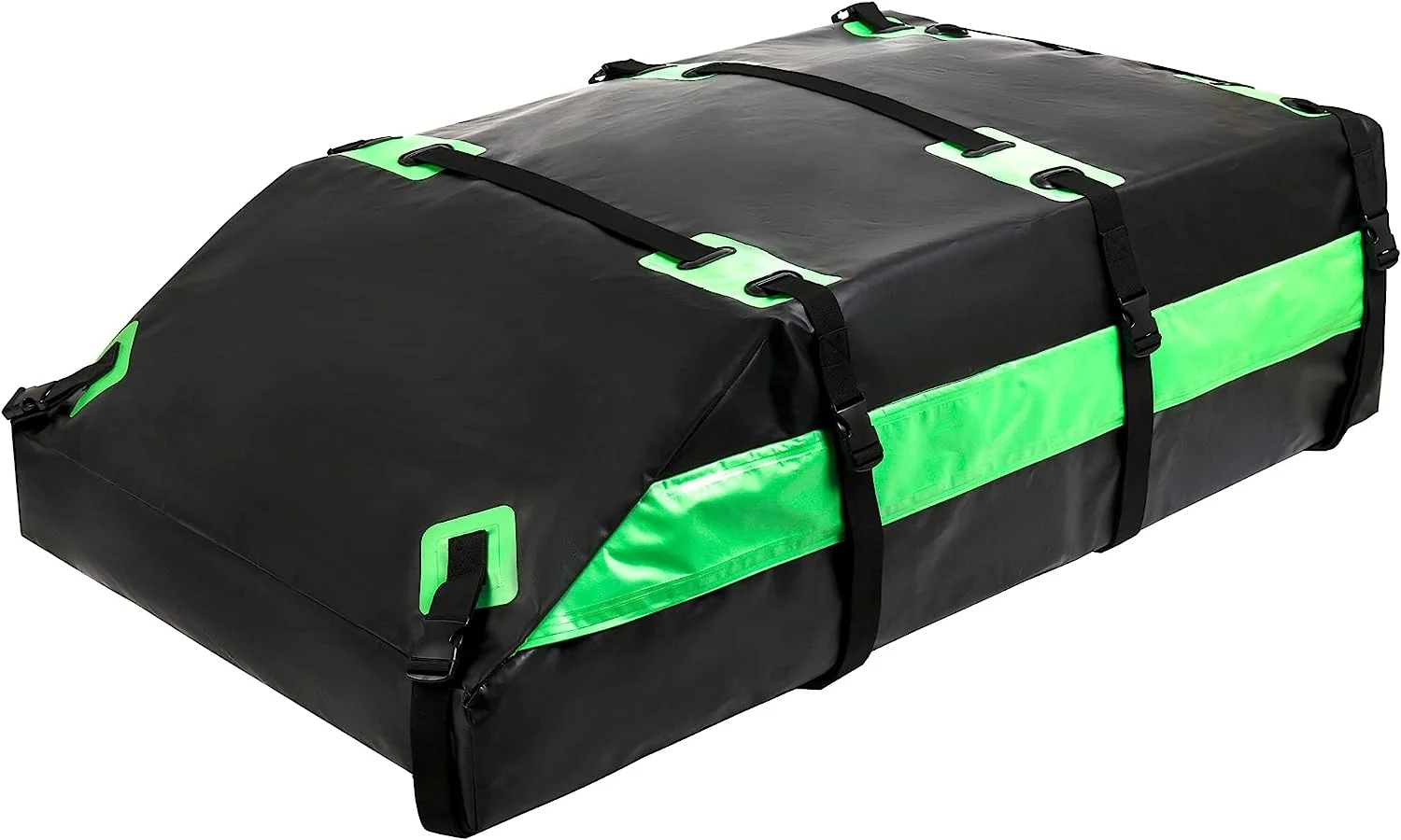 100% Waterproof Rooftop Cargo Carrier Heavy Duty 21 Cubic Car Roof Bag  Cargo Roof Storage Bag With Door Hooks