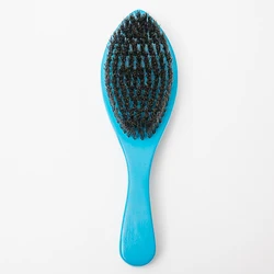 wholesale 100%  boar bristle Wave Brushes Beard Brush And Comb Set With Handle custom logo for man 360 curved brush