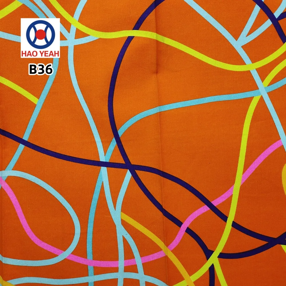 Professional digital printing polyester / cotton woven printed canvas fabric suitable for tent tablecloth and bag making