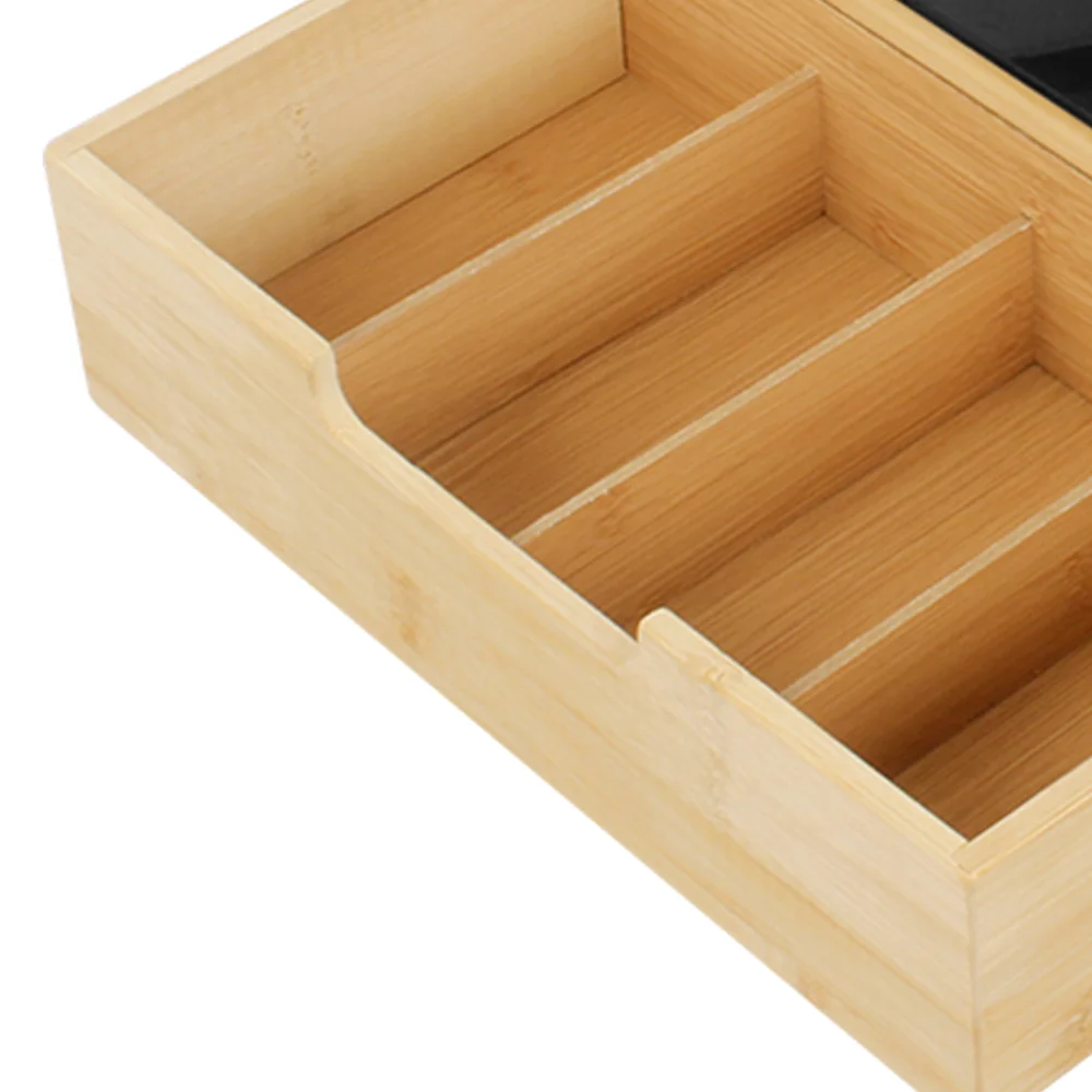 Functional Storage Features Easy To Clean Coffee Tea Organizer Hold Box