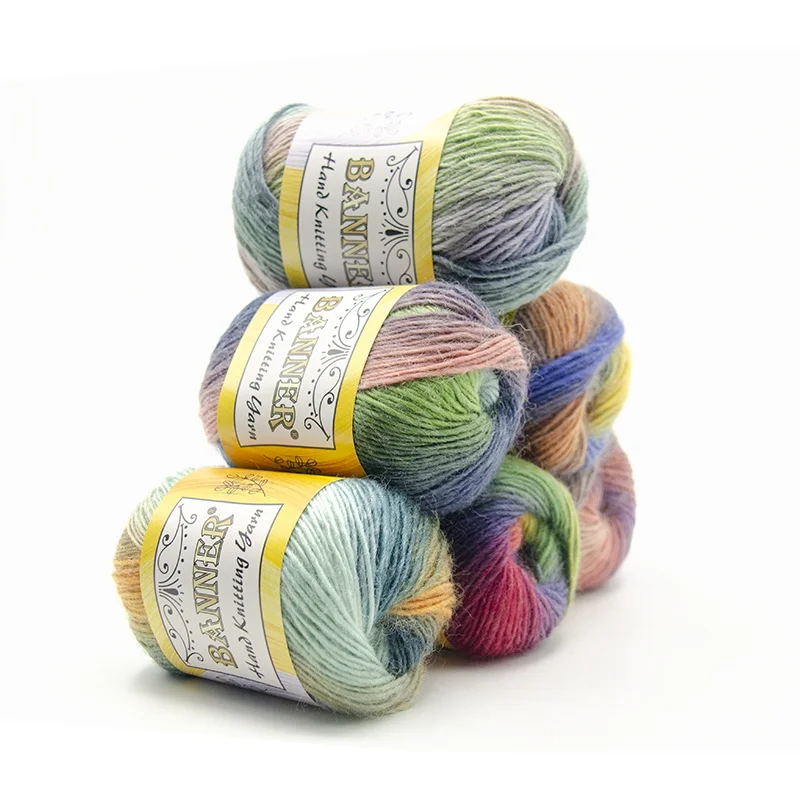 
100% Wool Crochet Yarn Cashmere Yarn Cone By Hand Knitting 