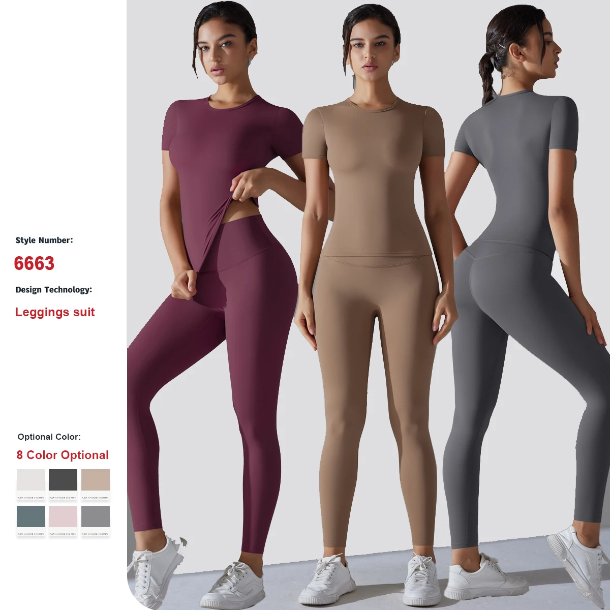 New High-Elastic Quick-Drying Sportswear Breathable Tight 2 Pieces Gym Workout Clothes Women Running Fitness Sports Yoga Set