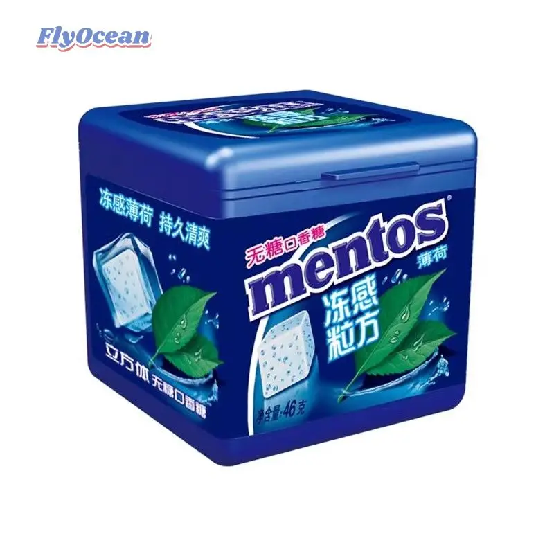 Wholesale Famous Brand Sugar-Free Fruit Minty Gum 46g Roll in Bulk Exotic Candy Packaging Hot Selling Minty Mints
