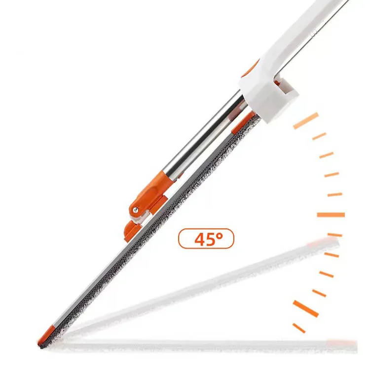 Household Hand Free 360 Degree Spin Microfiber Mops Cleaning Floor Manual Push Pull Squeeze