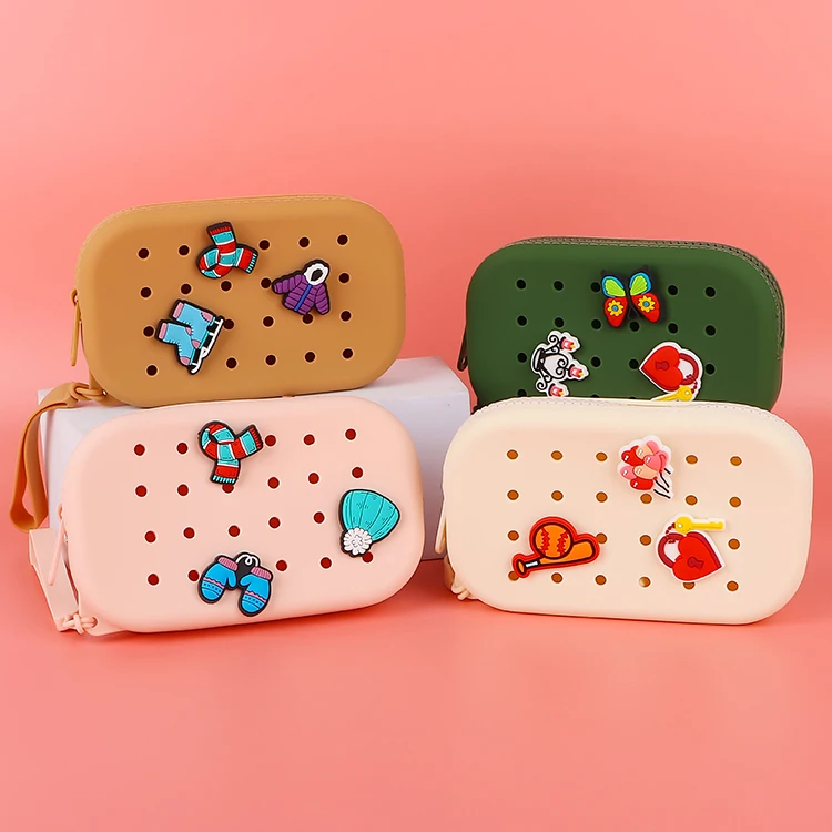 Youngshen Manufacturers Fashion Croc Coin Wallet Zipper Small  Pouches Wallets Woman Purses Coin Handbags