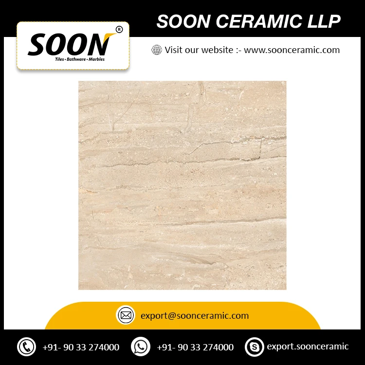New Arrival 9mm Thickness Bedroom Living Room Hotel Glazed Porcelain Tile Floor Tile for Export Sale Vitrified Floor Tiles