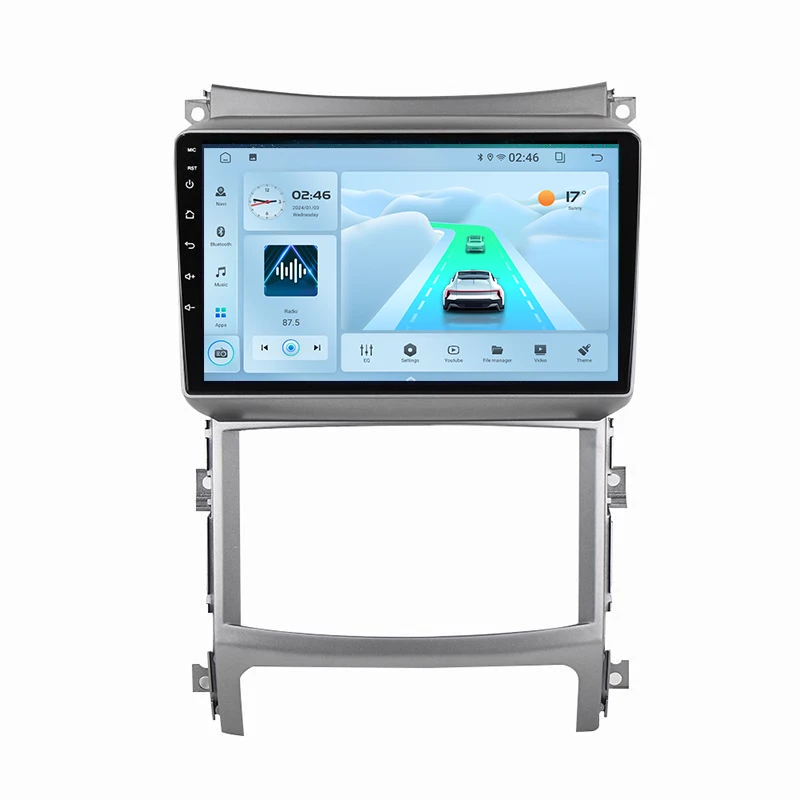 Android 14 2din автомобильный мультимедийный видеоплеер для Hyundai Veracruz IX55 2006-2015 GPS навигация Carplay