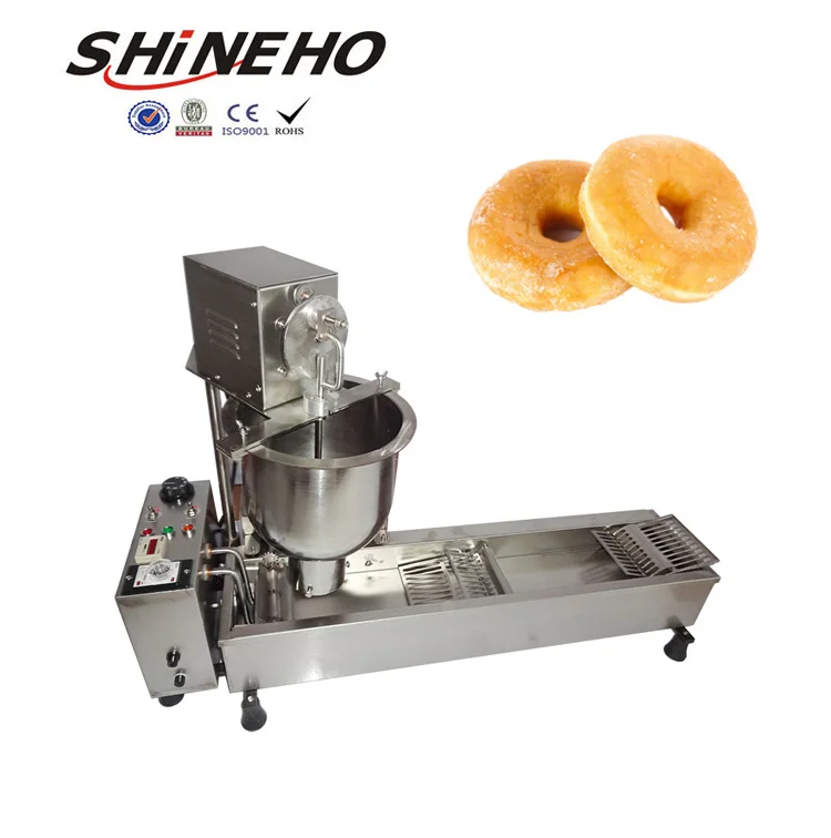 SHINEHO Germany Deutstandard 6 Rows Electric Stainless Steel 304 Mini Automatic Donut Machine