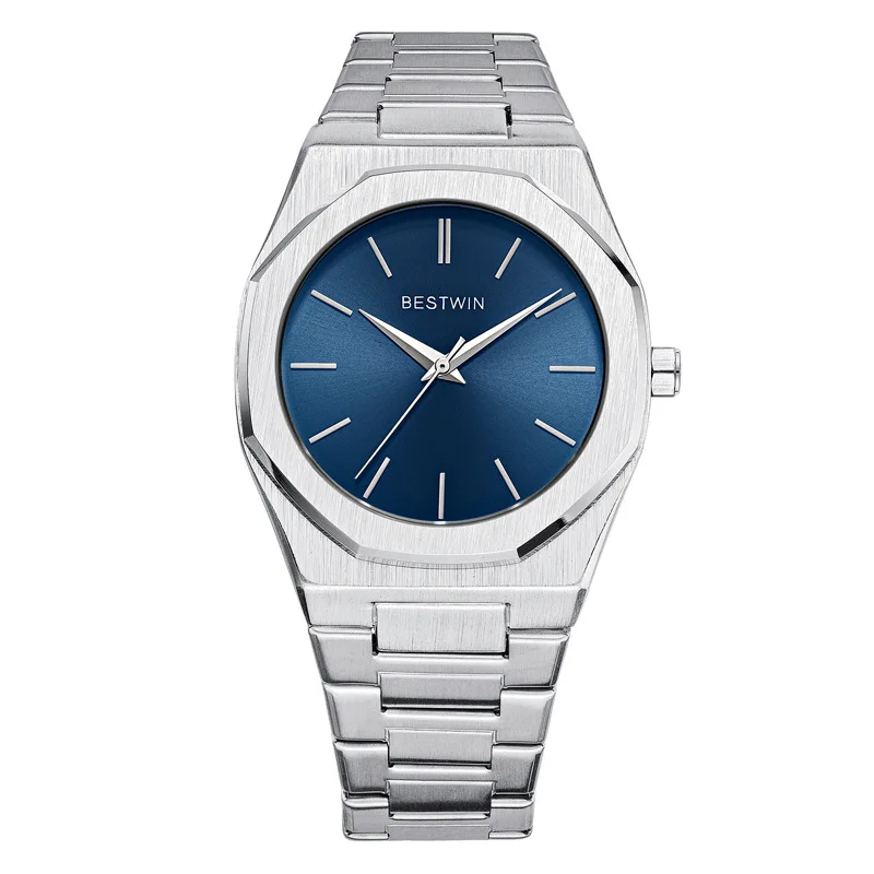 Hot Sale Male Business Dress Watches 2022  New Fashion Analog Luxury Waterproof Mens Western Stainless Steel Wrist Watch
