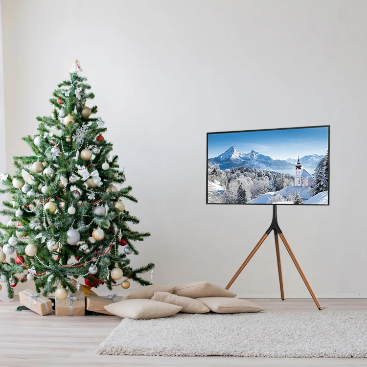 AUKI Swivel 360 Degree TV Mount UP To 77lbs TV Stand Tripod Tripod TV Stand