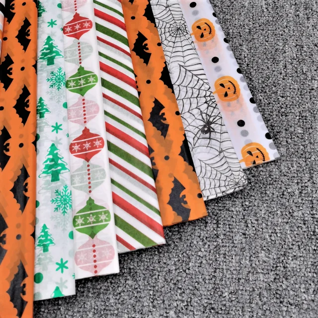 Luxury Tissue Paper Wholesale Mixable Eco Friendly Christmas Gift Wrapping Paper